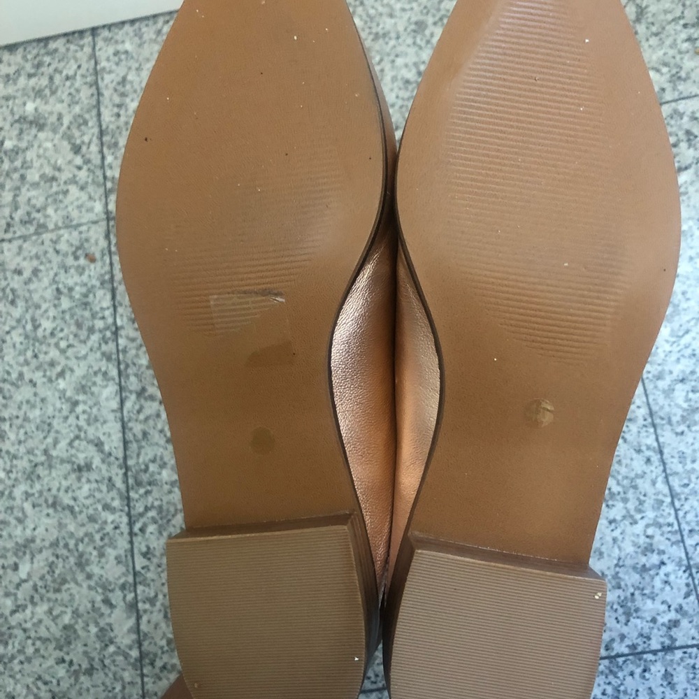 Shellys London Rose Gold Mules - Picture 3 of 4